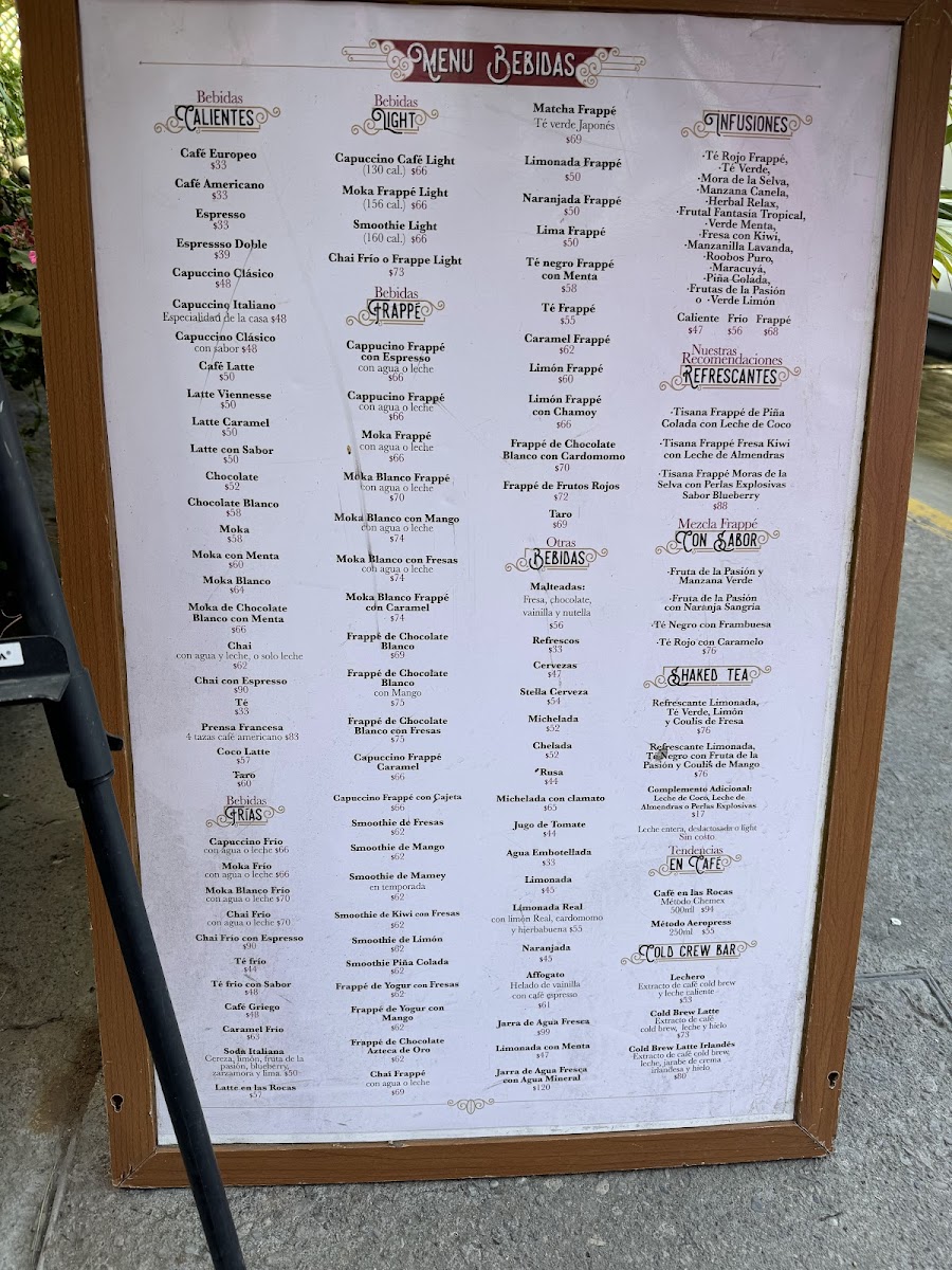 Con Sabor a Café Menu - Image 2